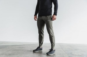 Pantalon Jogging Nobull Homme Vert | 81509-ULDC
