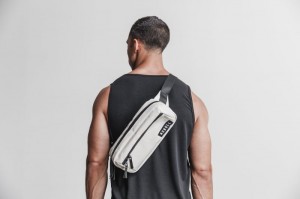 Sacs Nobull Crossbody Homme Blanche | 96125-SZHF