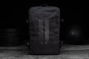 Sacs Nobull Horns Waxed Tela Duffleback Femme Noir | 78234-PNJA