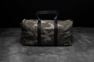Sacs Nobull Waxed Tela Duffle Homme Vert Camouflage | 06187-KWHG