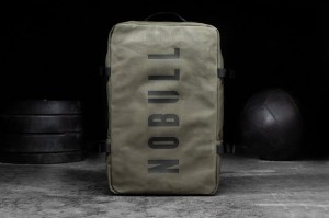 Sacs Nobull Waxed Tela Duffleback Femme Army | 98213-HNOA