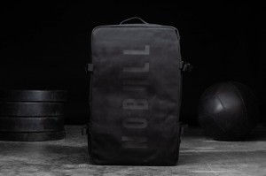Sacs Nobull Waxed Tela Duffleback Homme Noir | 03946-JXER