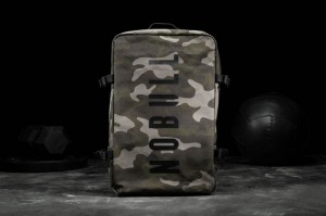 Sacs Nobull Waxed Tela Duffleback Homme Vert Camouflage | 27960-GSXC