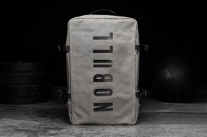Sacs Nobull Waxed Tela Duffleback Homme Grise | 29143-KJVX