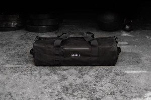 Sacs Nobull Waxed Tela Traditional Duffle Homme Noir | 87195-QUPY