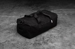 Sacs Nobull Xl Waxed Tela Traditional Duffle Homme Noir | 24593-XEFH