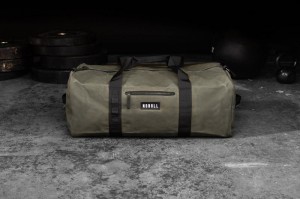 Sacs Nobull Xl Waxed Tela Traditional Duffle Femme Army | 65348-CMFN