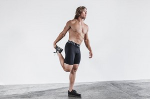 Short Nobull Compression Corta 9" Homme Noir | 96457-BOIV