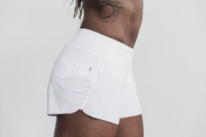 Short Nobull Femme Blanche | 10542-QUET