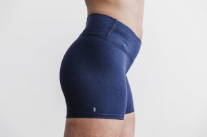 Short Nobull Femme Bleu Marine Foncé | 37486-FEDZ