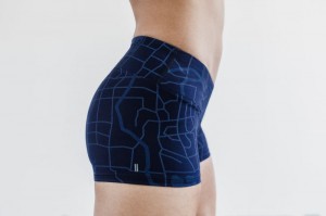 Short Nobull Femme Bleu Marine Foncé | 38640-UTOP