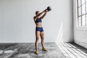Short Nobull Femme Bleu Marine Foncé | 60958-BMGT