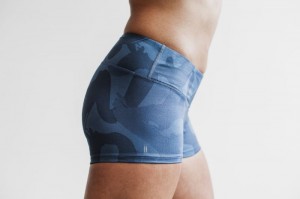 Short Nobull Femme Bleu | 17490-DIXM
