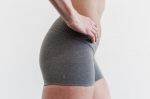 Short Nobull Femme Grise Clair | 26091-EACU