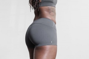 Short Nobull Femme Grise Foncé | 26194-ZNEF
