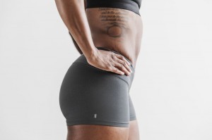 Short Nobull Femme Grise Foncé | 82650-CYZL