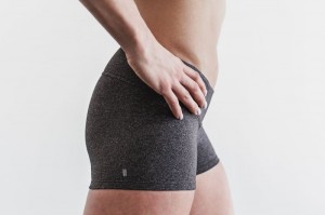 Short Nobull Femme Grise | 18602-TVOH