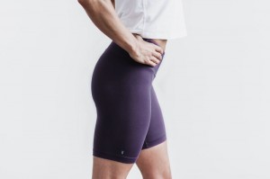 Short Nobull Femme Marron | 13982-QJHL