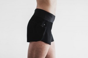 Short Nobull Femme Noir | 36182-AWCB