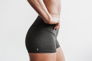 Short Nobull Femme Noir | 53628-ZECB