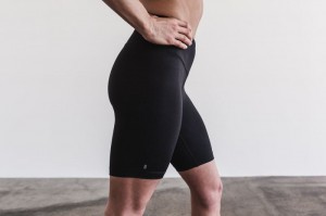 Short Nobull Femme Noir | 54907-GQCF