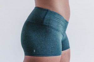 Short Nobull Femme Turquoise | 49768-TBGU
