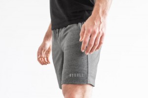 Short Nobull Knit Corta 8.5" Homme Grise | 38054-YXGO