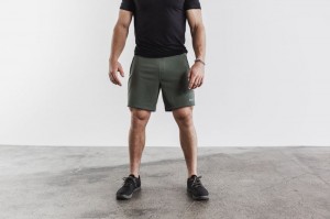 Short Nobull Legere Corta 7" Homme Army | 28305-PSAJ