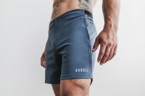 Short Nobull Legere Corta 7" Homme Bleu | 13246-OLHW