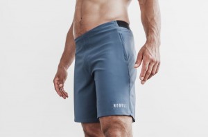 Short Nobull Legere Corta 8.5" Homme Bleu | 72490-KWCD