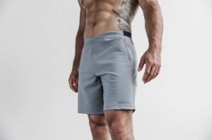 Short Nobull Legere Corta 8.5" Homme Grise | 19346-BKEL
