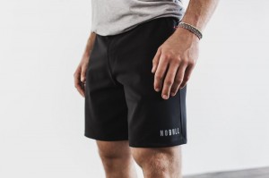 Short Nobull Legere Corta 8.5" Homme Noir | 04835-WHFR