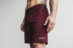 Short Nobull Legere Corta 8.5" Homme Rouge Foncé | 90754-ONSE