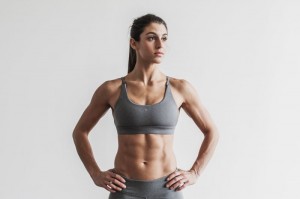 Soutien Gorge Sport Nobull Femme Grise Clair | 26805-QMFP