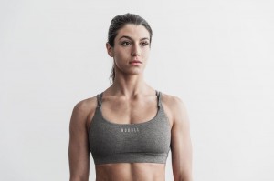 Soutien Gorge Sport Nobull Femme Grise | 18360-EFUM