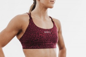 Soutien Gorge Sport Nobull Femme Leopard | 97041-QVDU