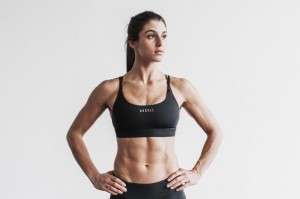Soutien Gorge Sport Nobull Femme Noir | 86140-USVL