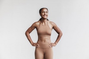 Soutien Gorge Sport Nobull Halter Femme Toffee Matte | 38697-BYLI