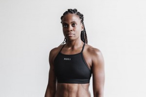 Soutien Gorge Sport Nobull High-neck Femme Noir | 57268-HOWS