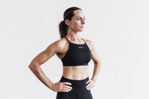 Soutien Gorge Sport Nobull High-neck Femme Noir | 46971-TNLA
