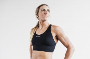 Soutien Gorge Sport Nobull Larges Band Femme Noir | 95426-XUIR