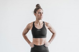 Soutien Gorge Sport Nobull Pace Femme Noir | 67158-BMCT
