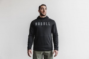 Sweat a Capuche Nobull Homme Noir | 05219-UJBF