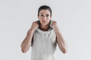 Sweat a Capuche Nobull Microplush Sans Manches Femme Frost | 07386-FUKA