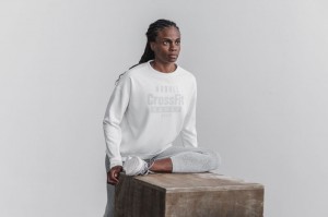 Sweatshirt Nobull Crossfit Games® 2021 Crew Femme Blanche | 05286-NXIF
