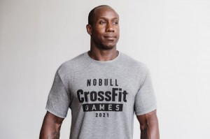 T Shirts Nobull Crossfit Games® 2021 Tee Homme Grise | 63782-UHNO