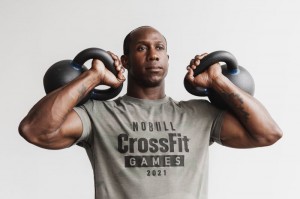 T Shirts Nobull Crossfit Games® 2021 Tee Homme Vert Camouflage | 47516-FMDT