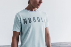 T Shirts Nobull Femme Bleu | 16403-LEGO