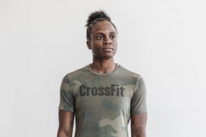 T Shirts Nobull Femme Vert Camouflage | 35906-KPAE