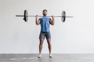 T Shirts Nobull Sans Manches Tee Homme Bleu | 97462-TWXO